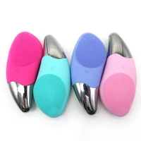 

2020 Best Sale Rechargeable battery Face Brush Electric Silicone Waterproof Face Brush Cleansing Facial Brush