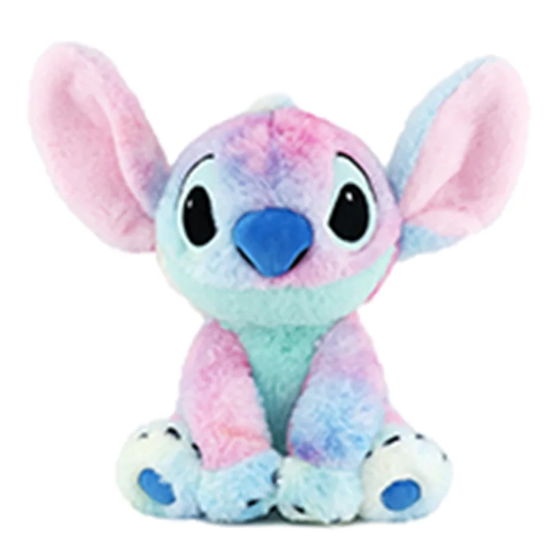 

13.8inch Rainbow Kids Christmas Gift lilo and stitch stuffed animal fluffy toys and games best selling toys