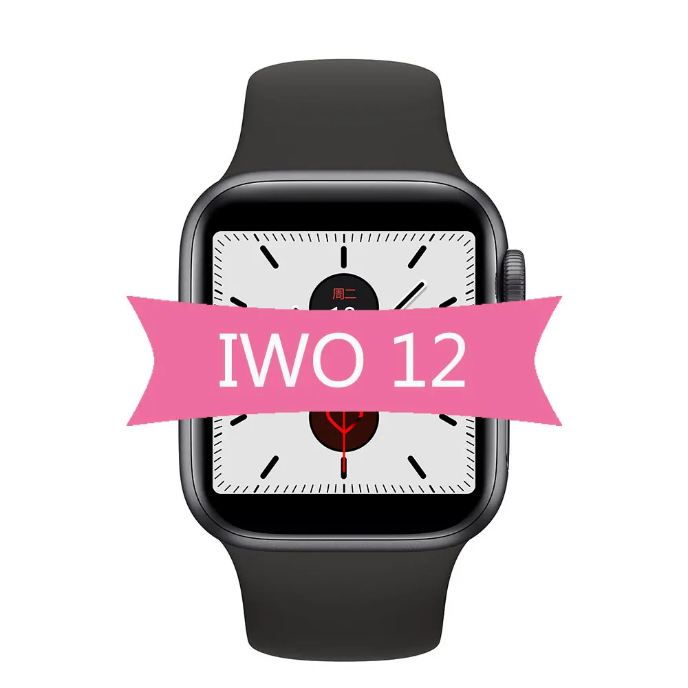Iwo 12 Bt Call Smart Bracelet Series 5 Heart Rate Monitor Smartwatch 40MM 44MM w55 smart watch series 5