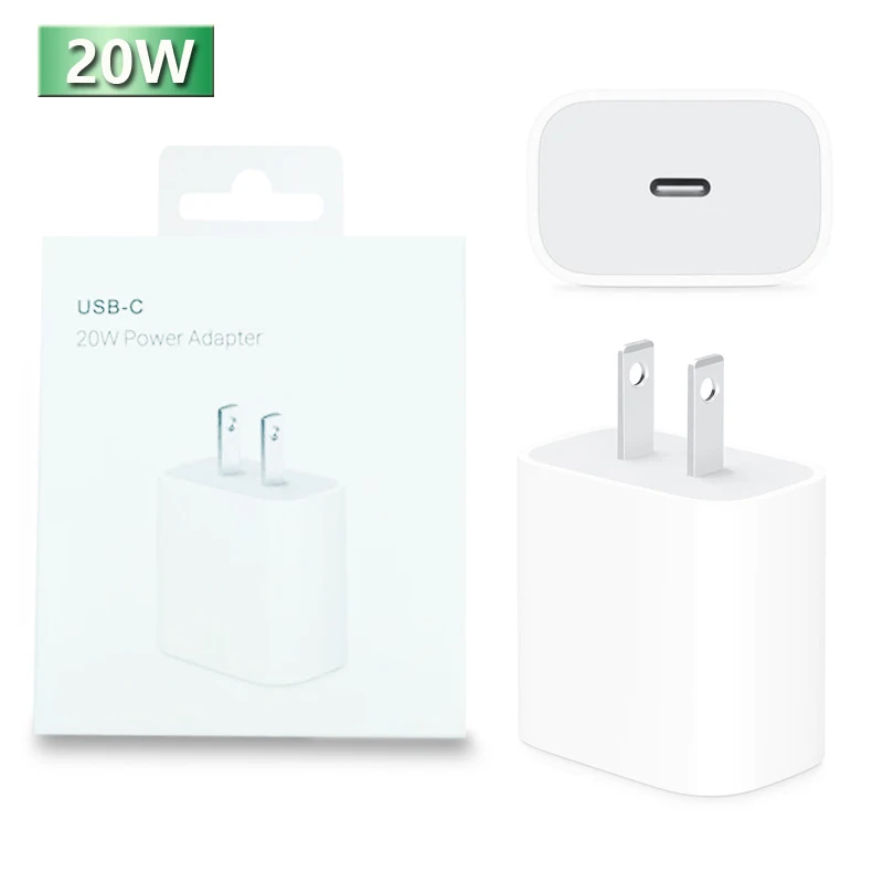 

20W USB-C Power adapter fast charger US Plug PD Wall Charger for Mobile phone