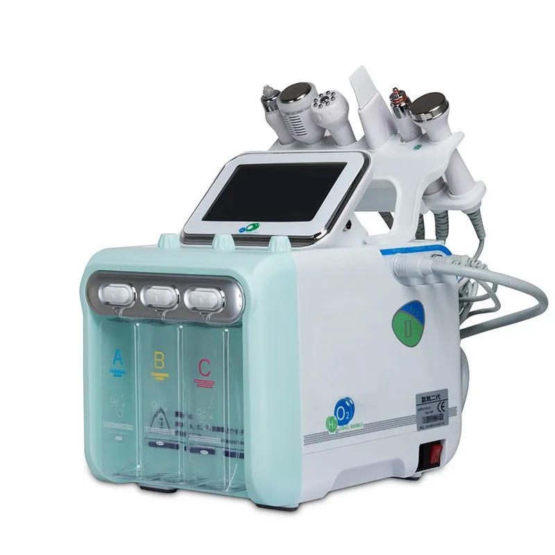 

H2o2 Facial Deep Cleaning Machine Skin Care 7 In 1 Hydro Dermabrasion Machine Led Mask Skin Rejuvenation Acne Treatment