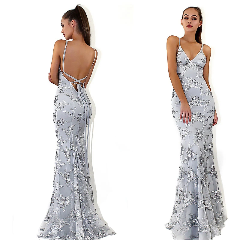 

2021 Summer Women's Sling Asymmetric Printed Irregular Bodycon Sexy Maxi Dresses, 4 colors