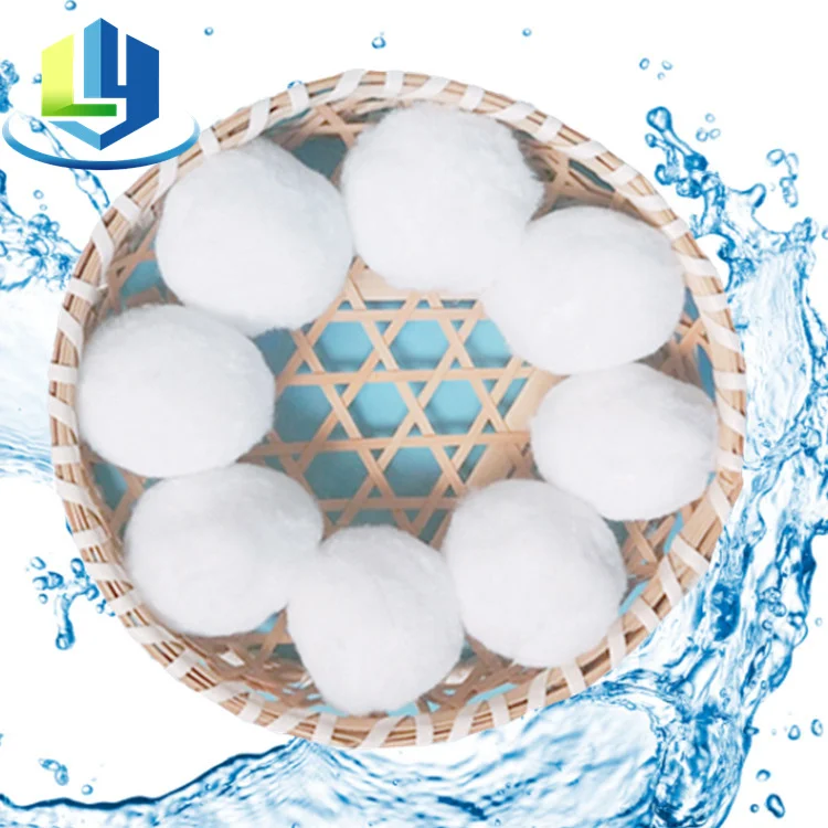 

Raw Material Polyester Fiber Balls Pool Aquarium Accessories Sand Filter Ball