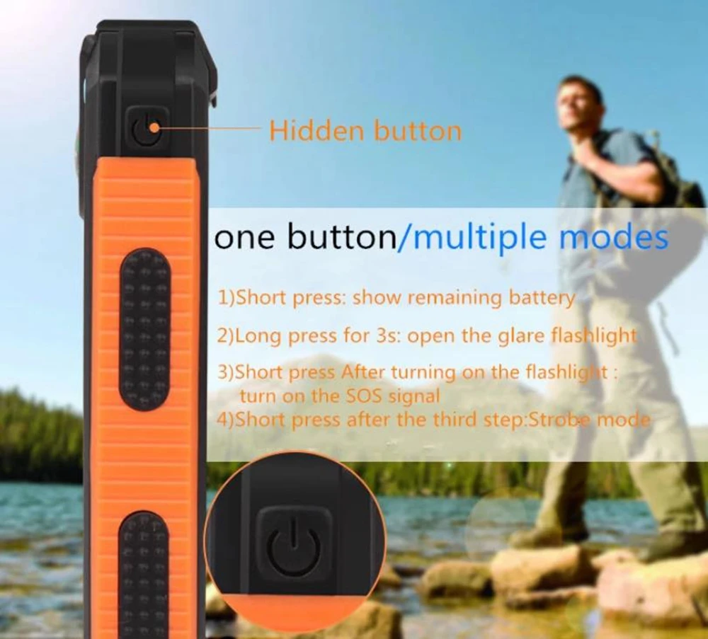 No need to remove of phone case /lighting solar power bank charger - ANKUX.COM