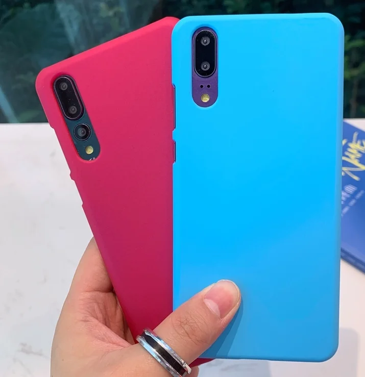 

Candy Color Matte Hard Plastic PC Case For Huawei P40 P30 P20 Nova 3 3i Honor 9S 9A 9C Mate 10 20 Pro Lite Y5P Y6P Y7P Cover