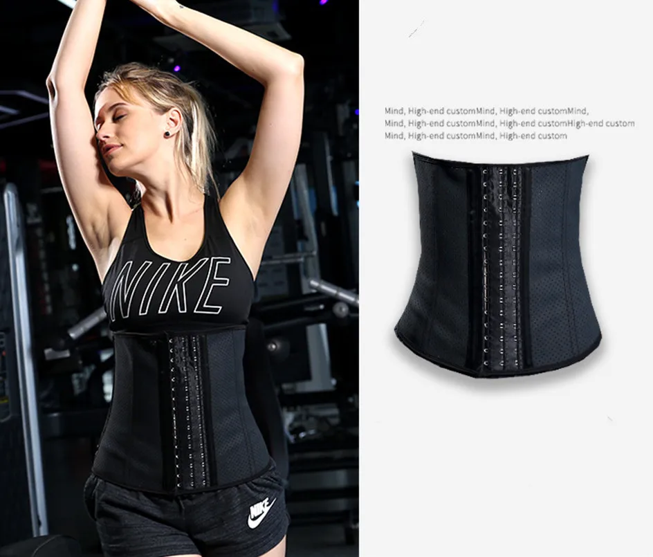 oem 新款束腰腰部训练器紧身胸衣最佳训练师 fajas 9 记忆鱼鳞骨与可