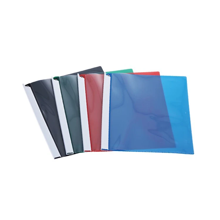 
Quality Clear Plastic Sliding Bar Report Cover Document A4 Size Office Stationery File Cover 