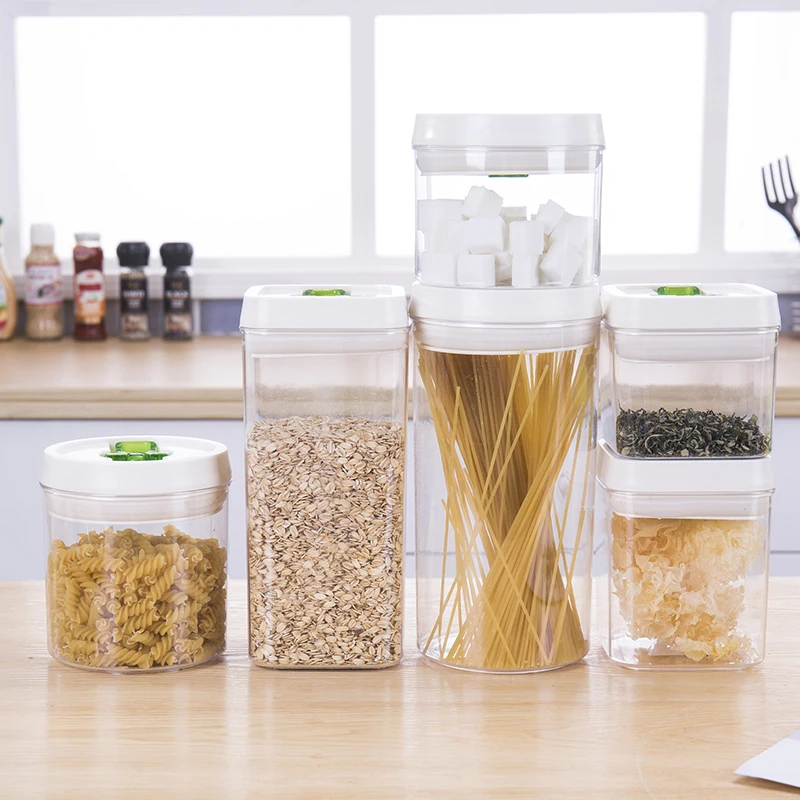 

Airtight Food Storage Containers Airtight Kitchen Transparent Plastic Food Storage Containers Box