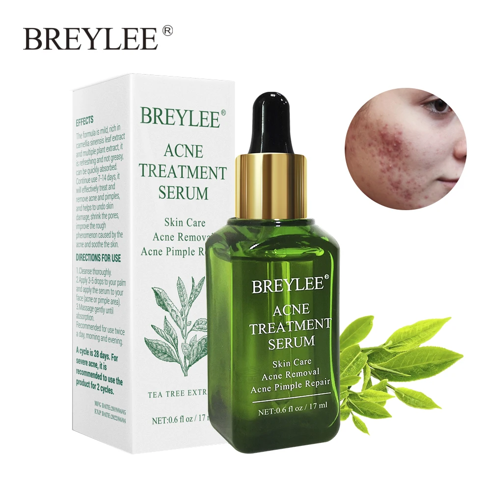 

Retail & Wholesale Tea Tree Extract Acne Pimple Repair Skin Care Serum Acne Treatment Serum 17ml