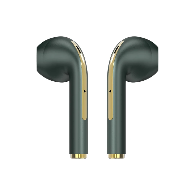 

J18 wholesale earphone wireless earphone BT 5.0 TWS Earbuds tws headphones, Black,white,dark green,champagne,gold