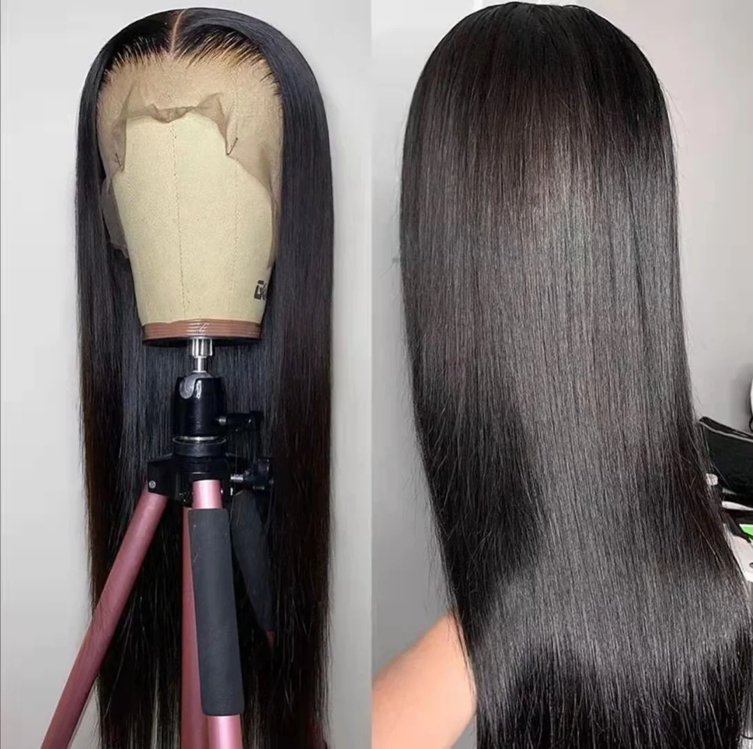 

Factory Price Swiss 13X4 Hd Lace Frontal Wig Pre Plucked Brazilian Hair Wig With Black Women 100% Human Hair Wig Lace Front