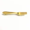 Hole CC 76mm Gold Brass Creative Spoon Knife Fork Kitchen Cabinet Handle pulls