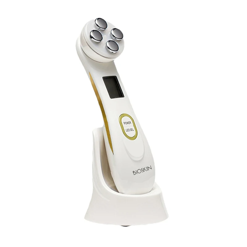 

RF Skin Tighten Whitening Ultrasonic Ionic Face Lifting Massage RF LED Therapy EMS Photon Wrinkle Removal Skin Care Device, White or customozied