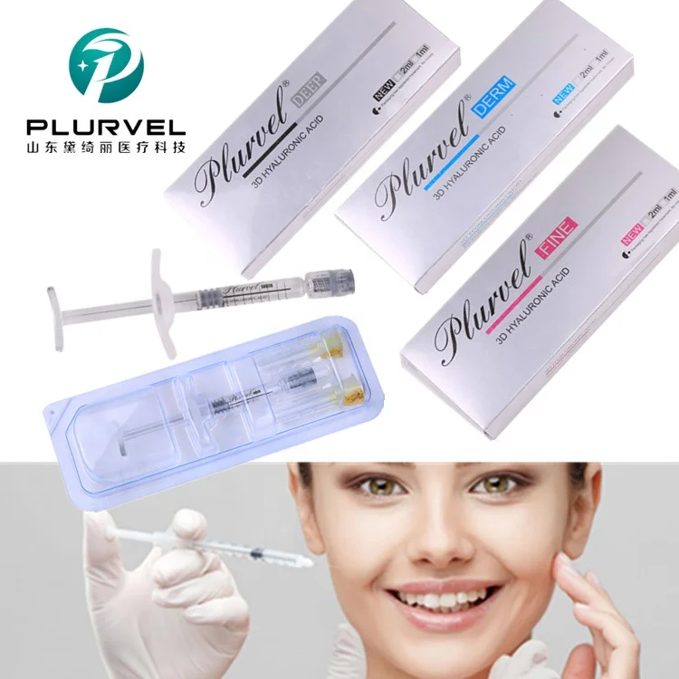 

Plurvel brand cross linked hyaluronic acid serum ampoule/ injectable princess filler