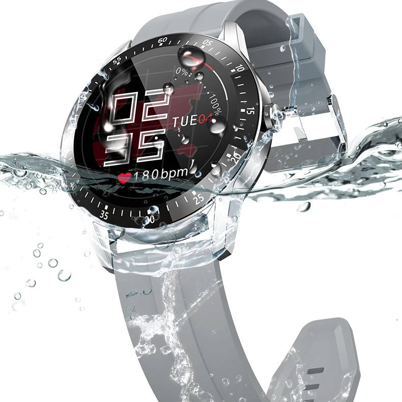 

Free sample S11 1.28" IPS TFT 24 sport modes heart rate blood pressure detection touch screen round smart watch wrist