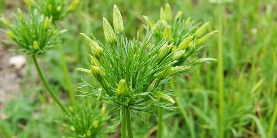Final comparison image of dill weed and dill seeds side by side