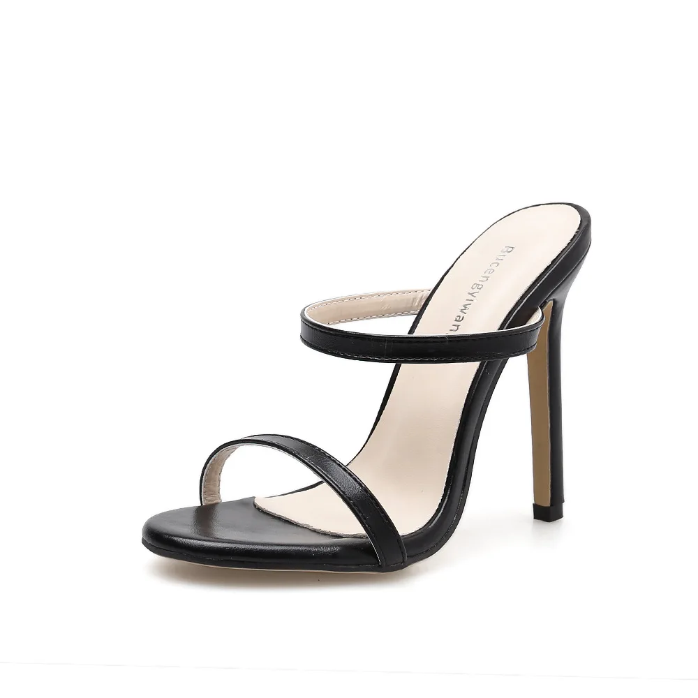 

2021 Women Sandals Stiletto High Heel Shoes Strap Ankle Wrap Office Lady Sexy Pumps Party Dress Shoes Size 35-40