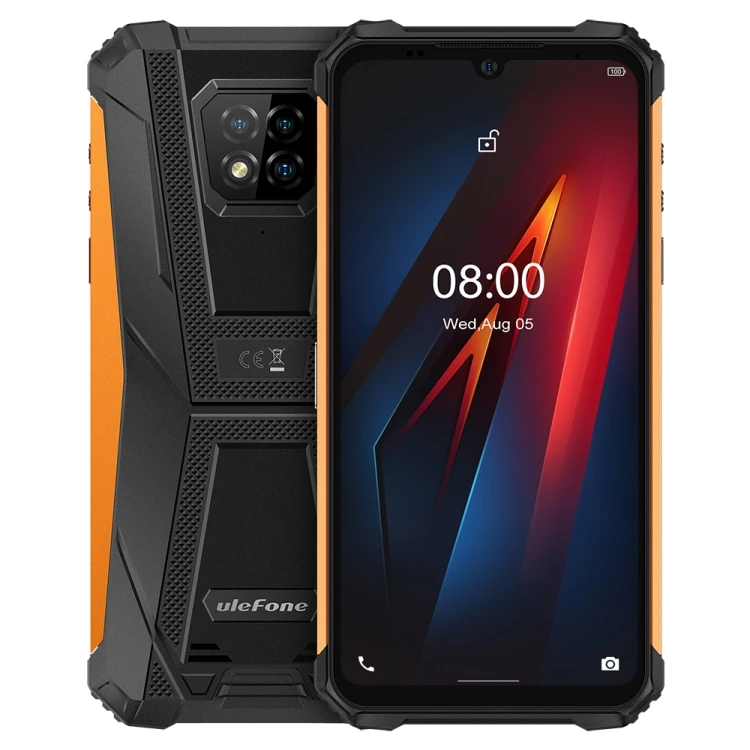 

Cheap Global Version Ulefone Armor 8 Rugged Phone 4GB+64GB Triple Back Cameras NFC 6.1 inch Android 10 4G Cellphones