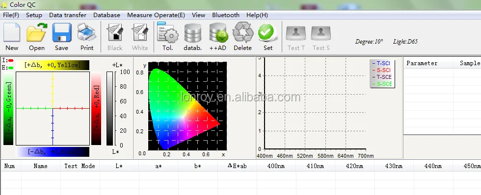 45/0 Portable Spectrophotometer- Cs-600C/CS-600CG Colorimeter, gloss meter