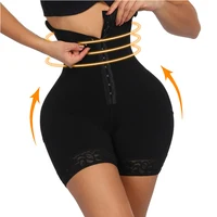 

Drop Shipping High-waist Compression Girdle Women Bodysuit Plus Size Shapewear Hollow Butt Lifter Shorts Panties