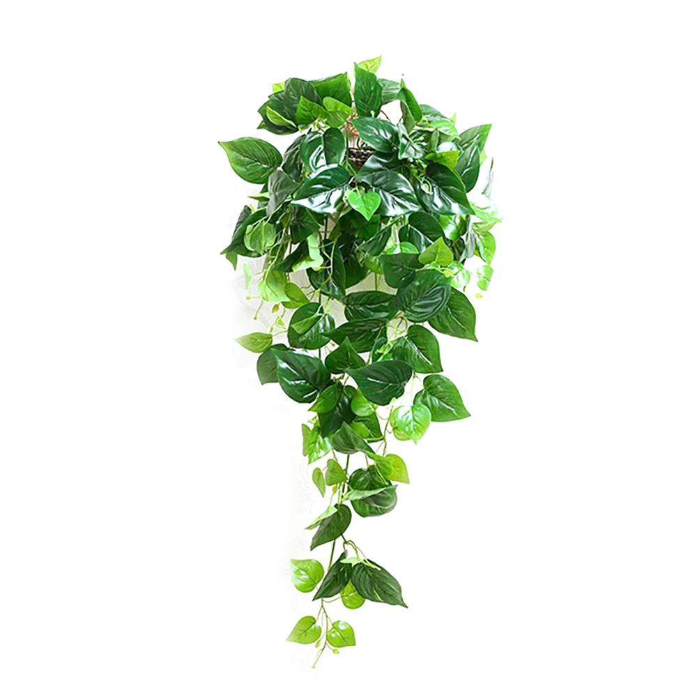 

Artificial Hanging Plants Fake Ivy Vine Fake Ivy Leaves For Wall Home Room Garden Wedding Decoration, Green