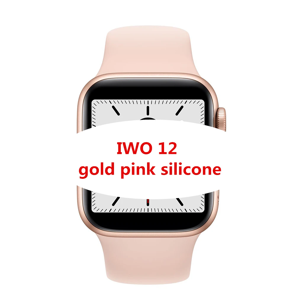 

IWO 12 smart watch 44mm 40mm Watch 5 W55 SmartWatch Remote control siri watch for iPhone Android phone PK IWO7 8 9 10 11 W34 W54, Black white
