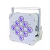 9pcs 6 in 1 2.4G Wireless DMX Flat LED Uplights(Digital)