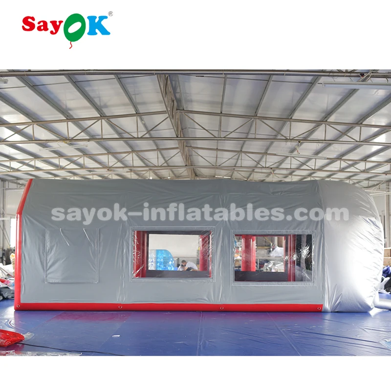 Pop Up Spray Booth Big Size 8m Retractable Inflatable Paint Booth