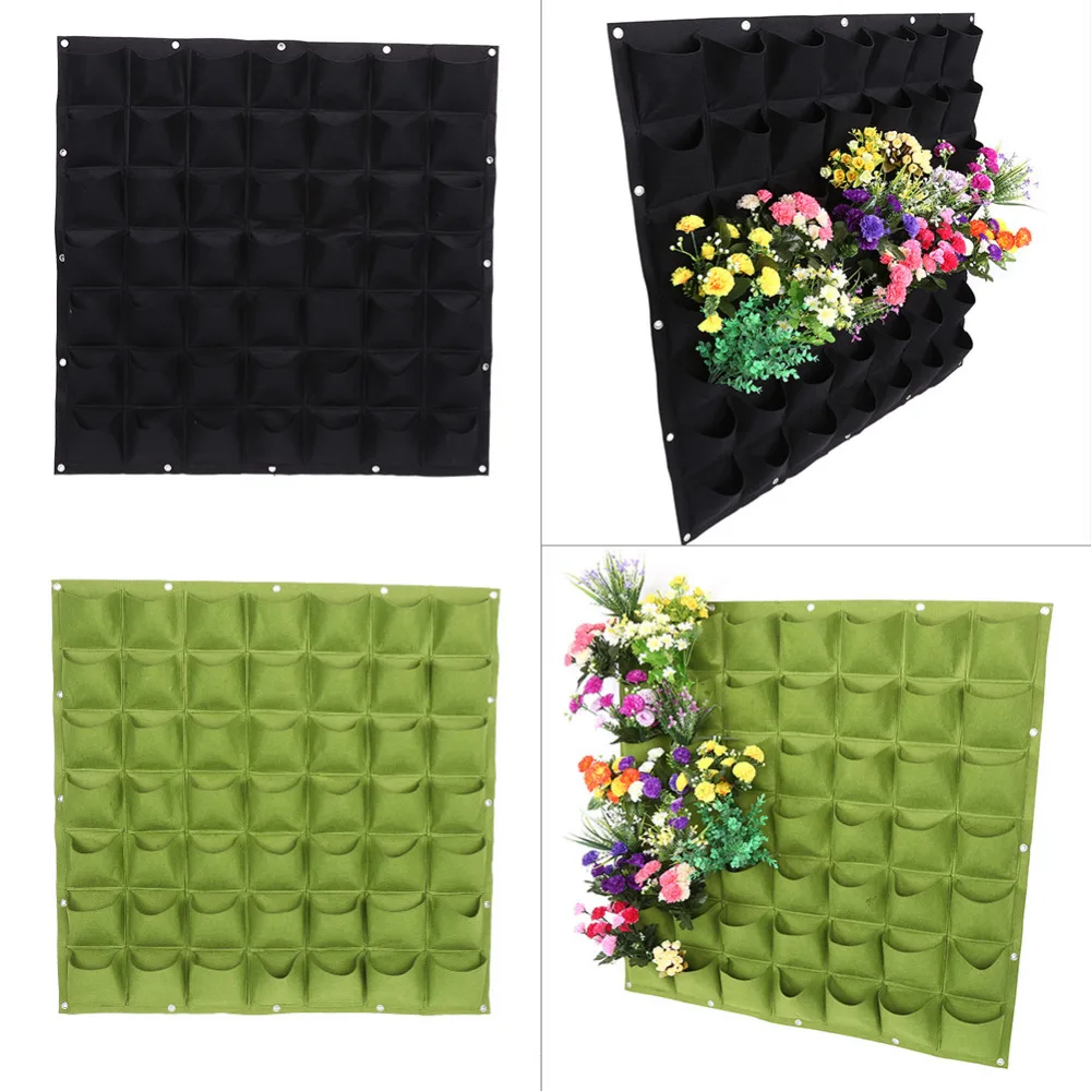 

Hanging Planter Horizontal Garden Grow Bag Vertical Garden Felt Bag, Customized color