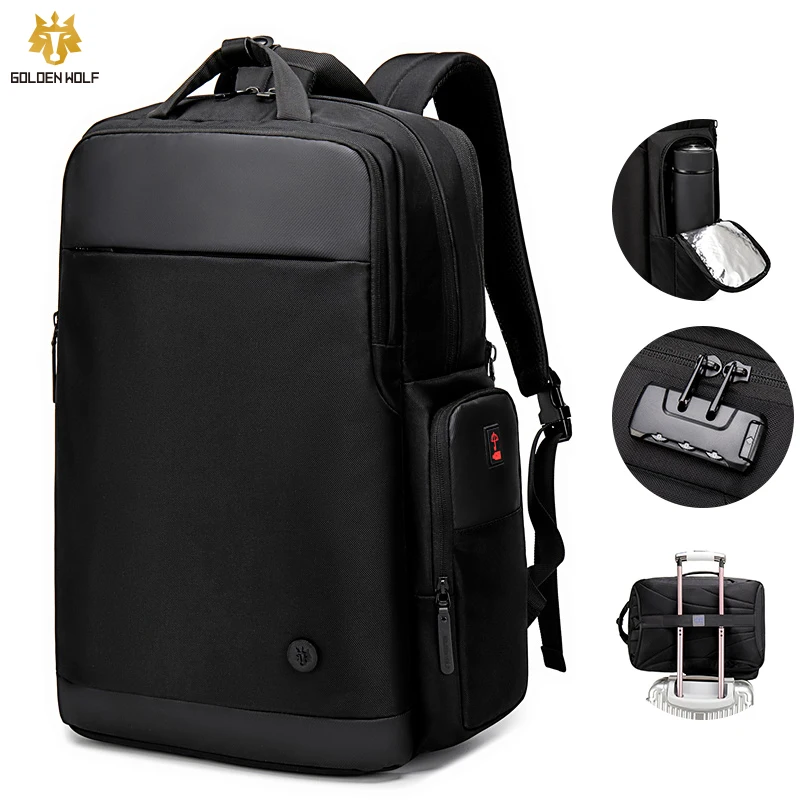

Mochila Antirrobo Waterproof Custom Travelling Men Business Smart Backpack Anti Theft Laptop Backpacks Bag with USB charging, Black/grey/red
