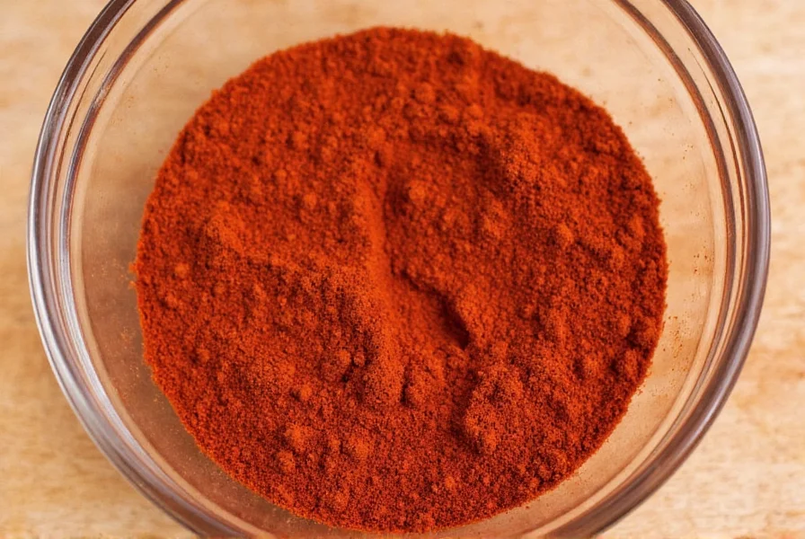 Comparison chart of different chili powders
