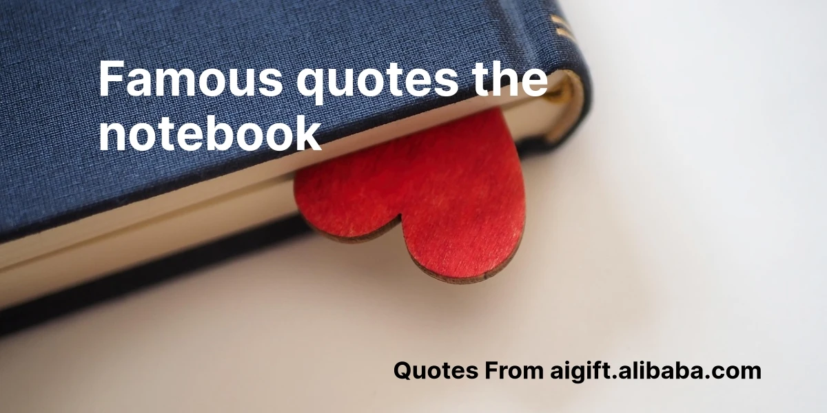 famous quotes the notebook