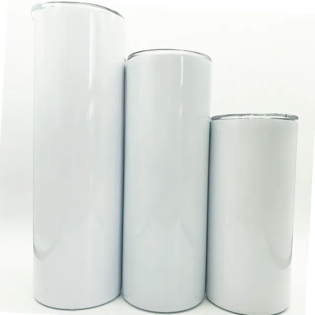 

High quality stainless steel 15oz 20oz 30oz sublimation straight skinny tumbler