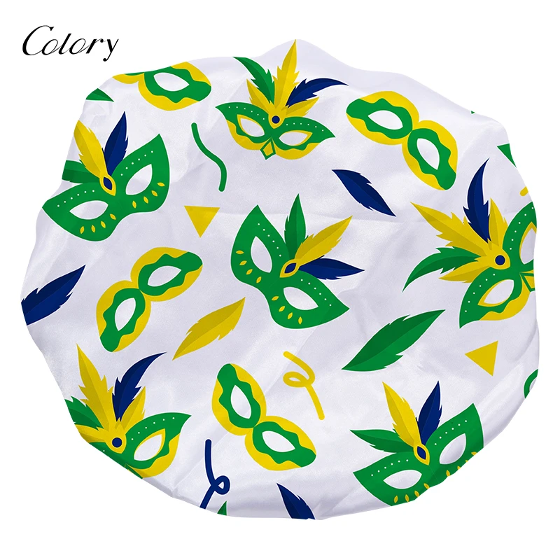 

Colory Hair Bonnets Satin Custom Bonnet With Logo, Customized color