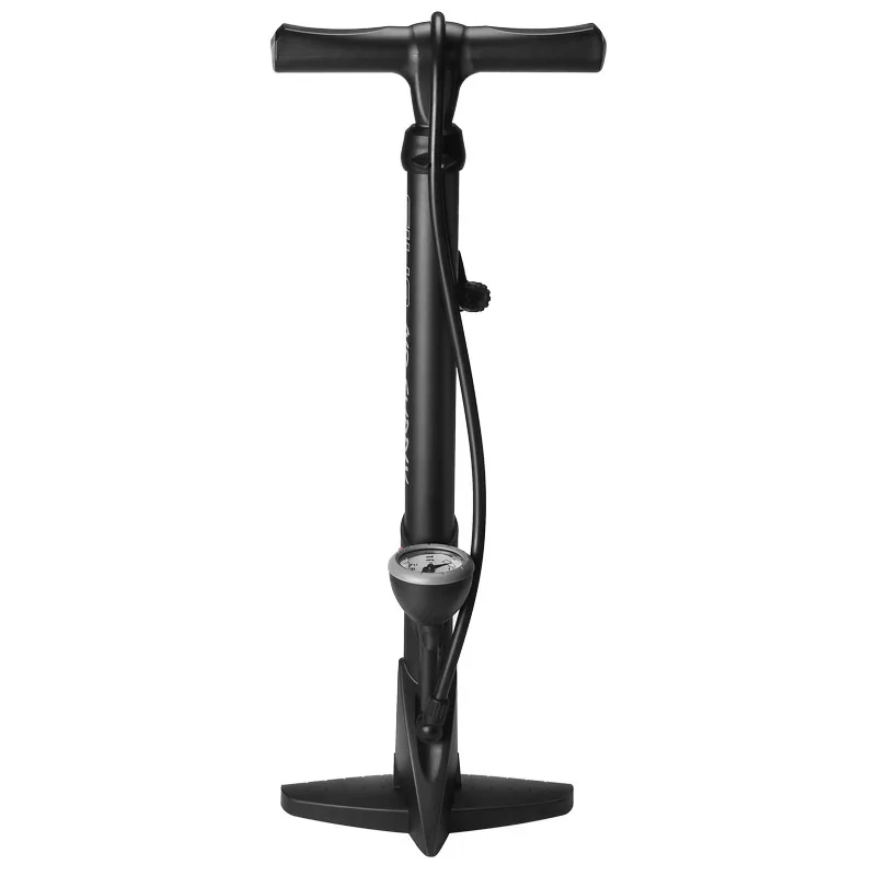 

Bicycle hand Pump Road Bike Floor Pumps with Gauge, Black