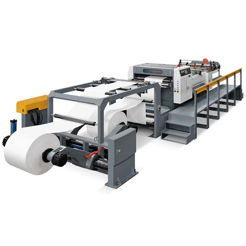 

[JT-GM1400] CE Industrial High Speed Rotary Jumbo Roll to Sheet Automatic Paper Cross Sheeting Cutting Machine cutter