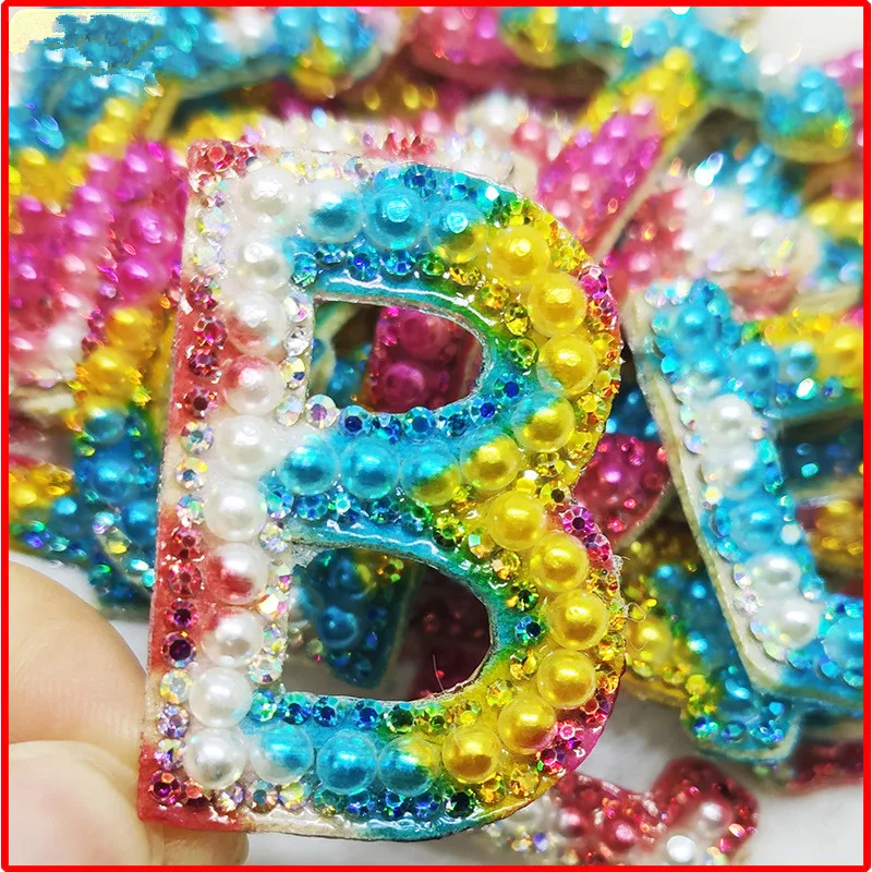 

Clothing girls diy embroidery Letter on patch cute Letter patches for clothes stickers fabric