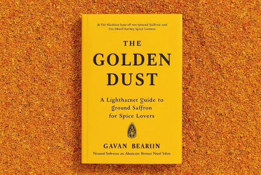 the golden dust a lighthearted guide to ground saffron for spice lovers