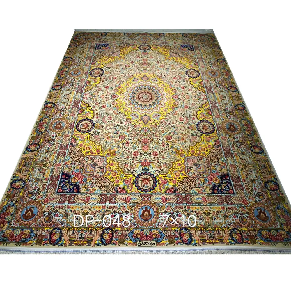 

China Carpet Manufacture Good Quality 7x10 ft Persian Silk Rug