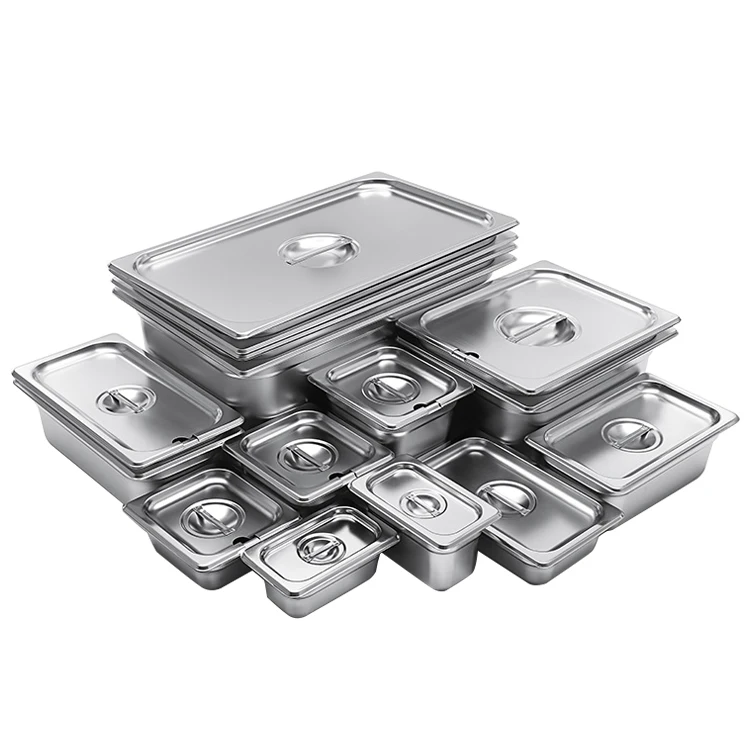 Stainless Steel 201 Material GN Pans 1/1 Size 530*325*65mm