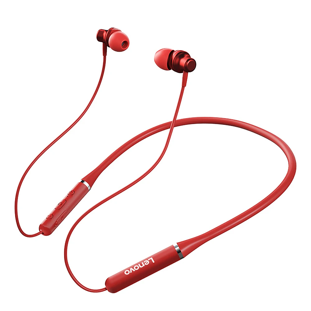 

Original Lenovo HE05 TWS Earphones With CVC Noise Cancelling Mic Wireless Neckband Headphone Earphone