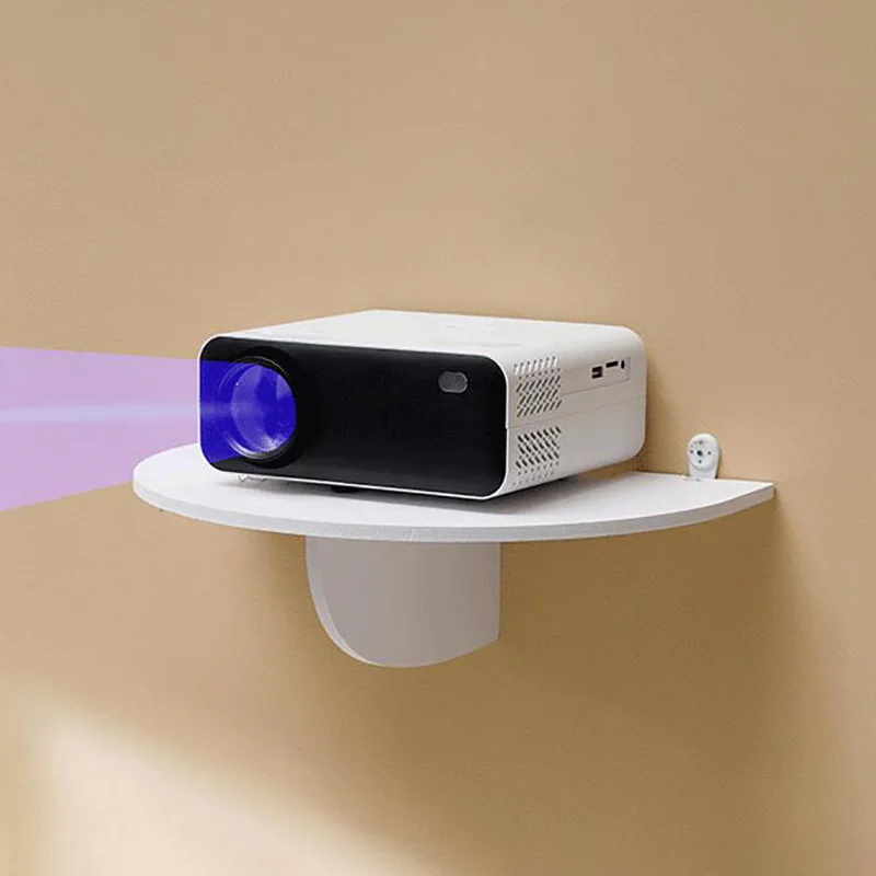 

Bedside Bed Organizer Storage Rack Shelf Caddy Self Stick On Wall Mounted Damage Free Installation for Phone Charging,projector