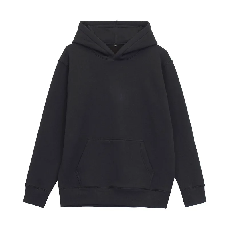 Wholesale 100% Pure Cotton 500gsm Men's Hoodies Comfortable Casual Fashionable Heavyweight Street Blank Winter Sweatshirts