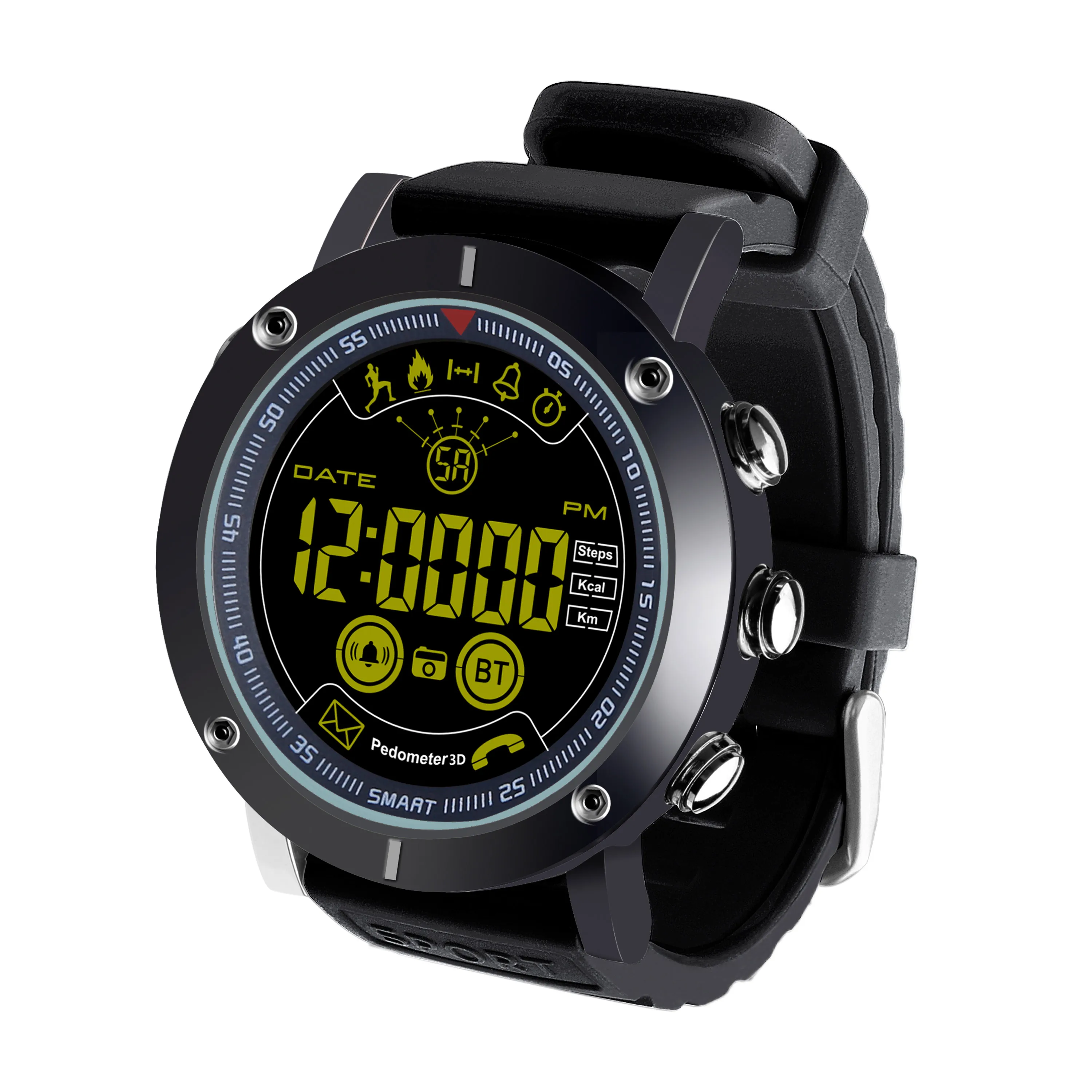

2021 EX19 smartwatch deep waterproof free charging long standby sports step call information reminder smart watch EX19