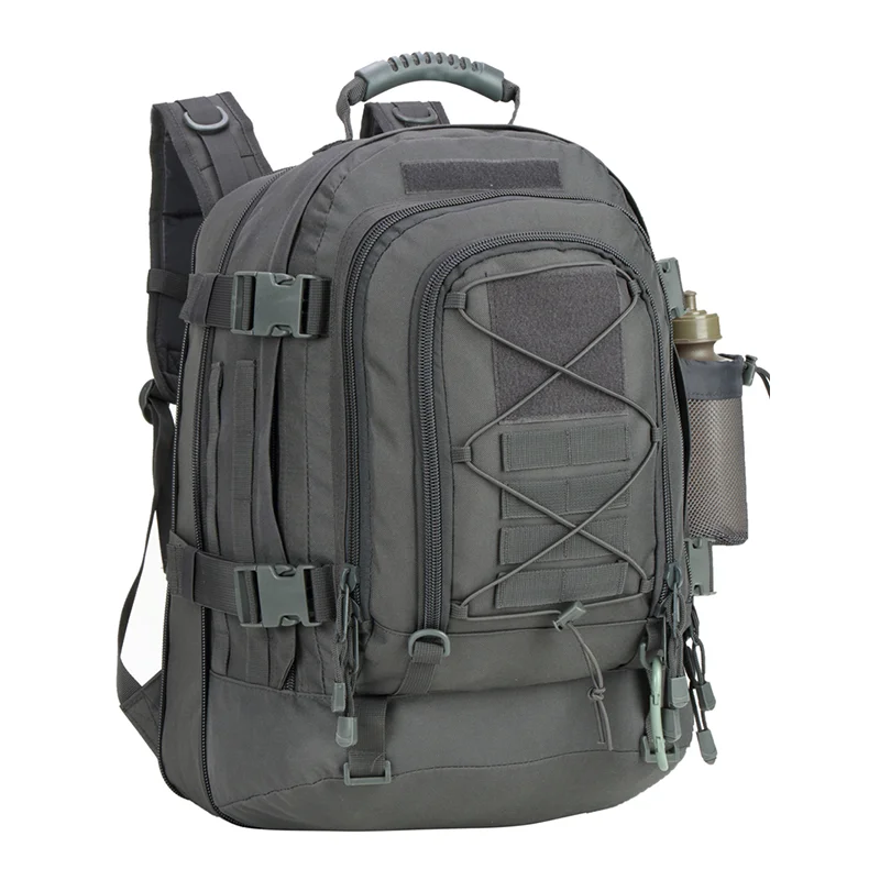 

Custom Expandable Outdoor Hiking 60 Litres Sacs A Dos Tactique Militaire Molle D'assaut Military Mochila Bag Tactical Backpack, Customized color
