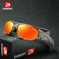 

DUBERY Cheap Men's Camouflage Sport Glasses Polarized Night Vision Sunglasses Men's Retro Male Sun Glass For Men UV400 Shades