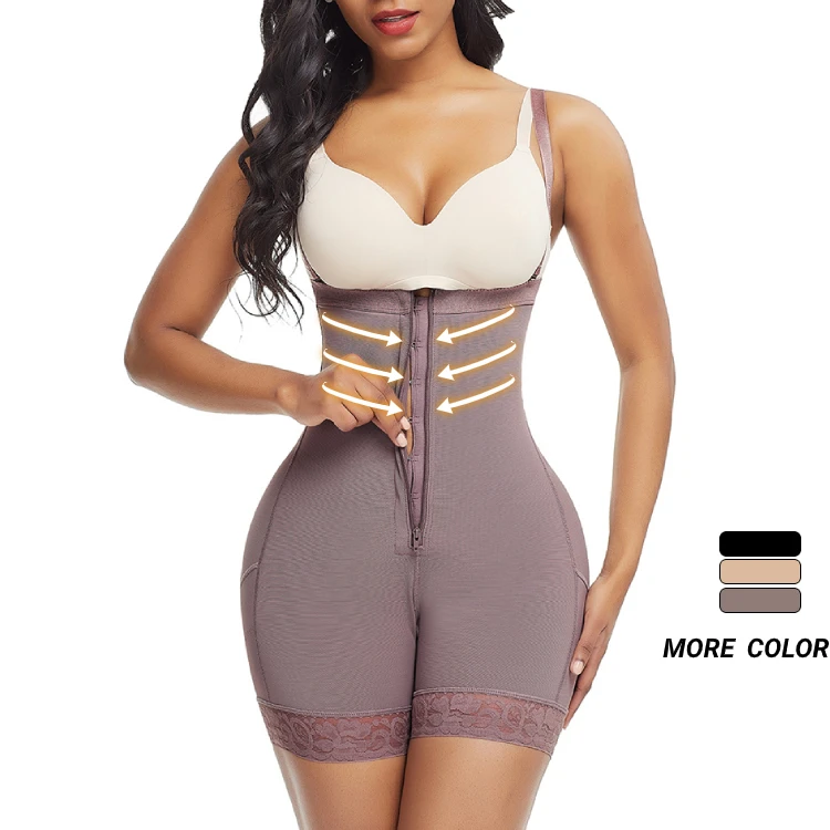 

Wholesale High Quality High Waist Tummy Control Girdle Waist Trainer Open Crotch Women Slim Butt Lifter Shapewear, Nude and black