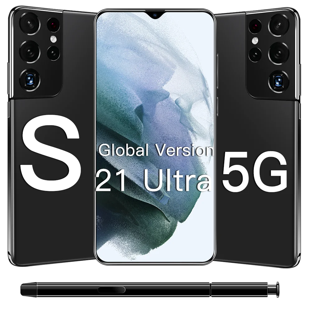 

distinguish support android 11.0 6800mah capacity 5G LTE 6.7 inch smart phone 32mp 50MP mobile phone 16GB 512GB