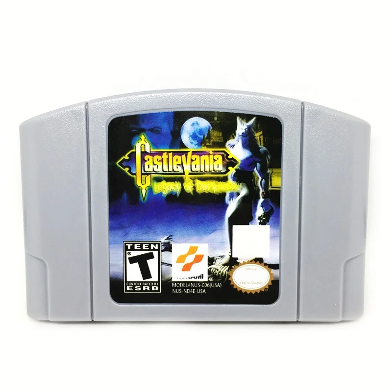

In Stock USA Version English Language Retro Video Games Cards N64 Games Castlevania Legacy of Darkness