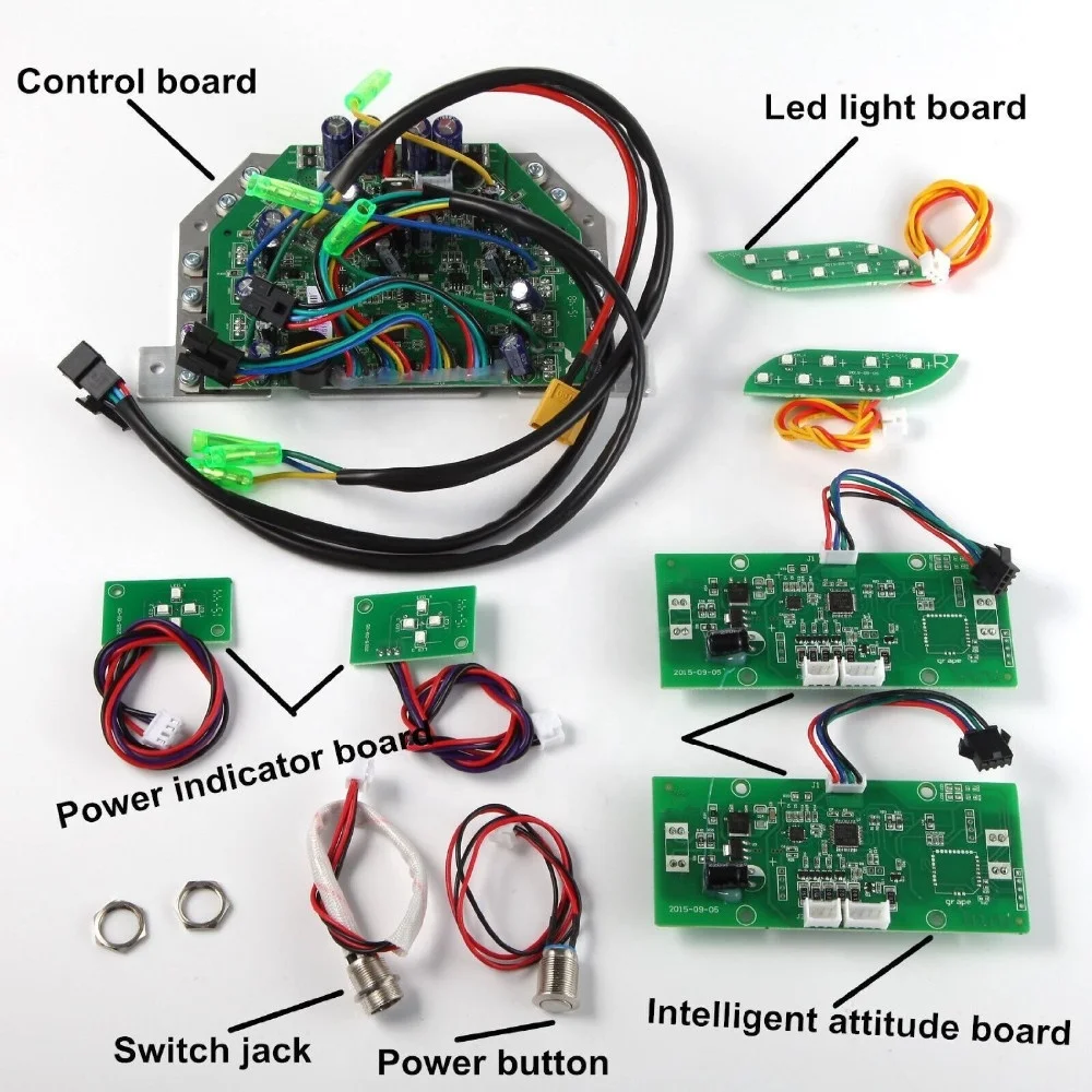 

High quality Control board for smart balance wheel hoverboard, Black